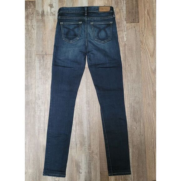 Big Star Skinny Jeans Womens 25R Blue Stretch Denim Pants Dark Wash - Picture 3 of 8